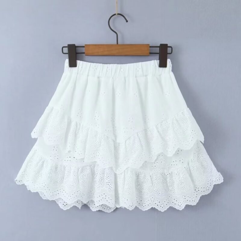 Soft Petals Mini Skirt - Image 3