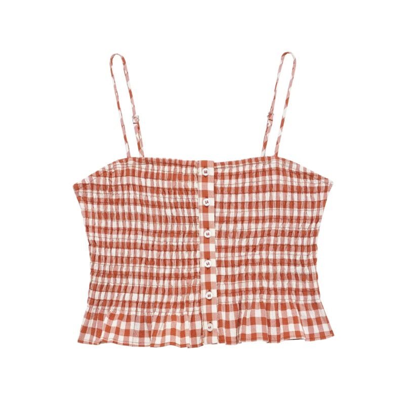 Gingham Spring Skirt Set - Image 2