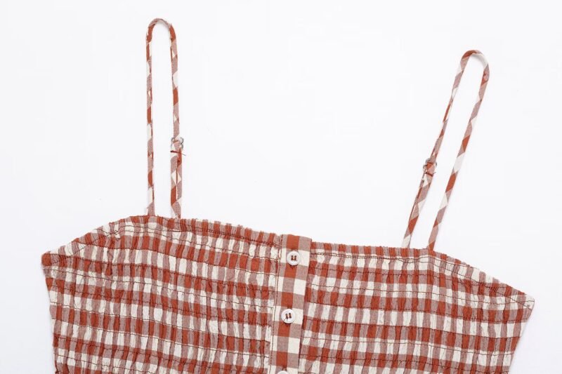 Gingham Spring Skirt Set - Image 6