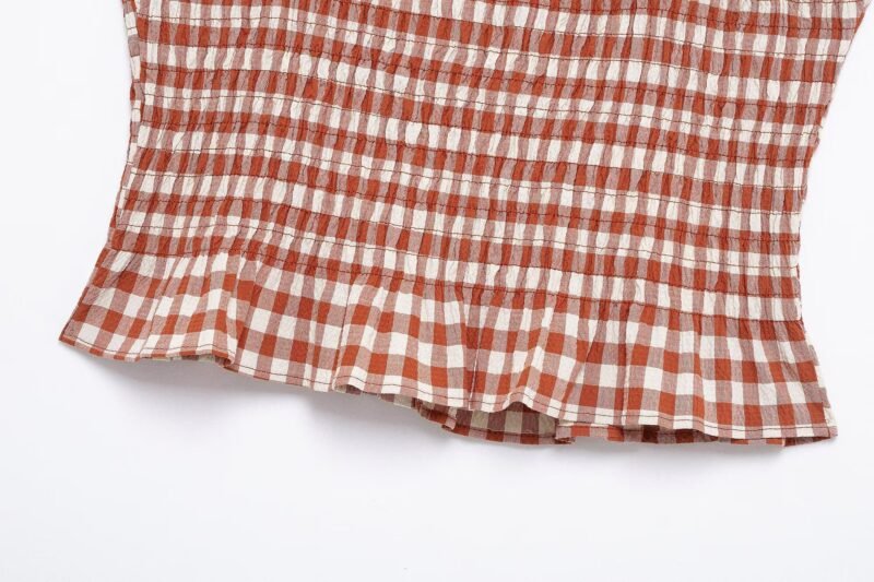 Gingham Spring Skirt Set - Image 9