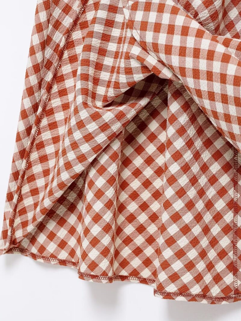 Gingham Spring Skirt Set - Image 13