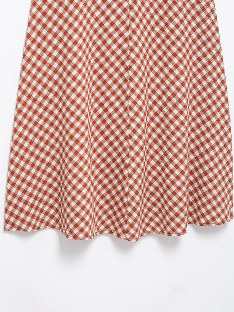 Gingham Spring Skirt Set - Image 14