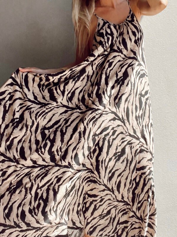 Zebra Maxi Sundress