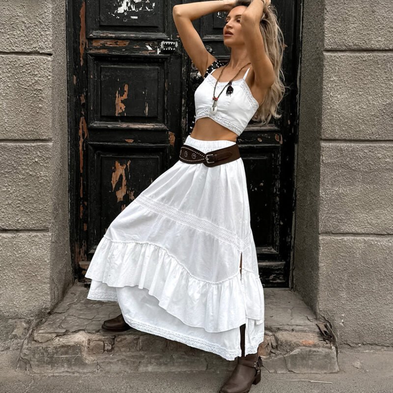 Golden Fields Maxi Skirt Set