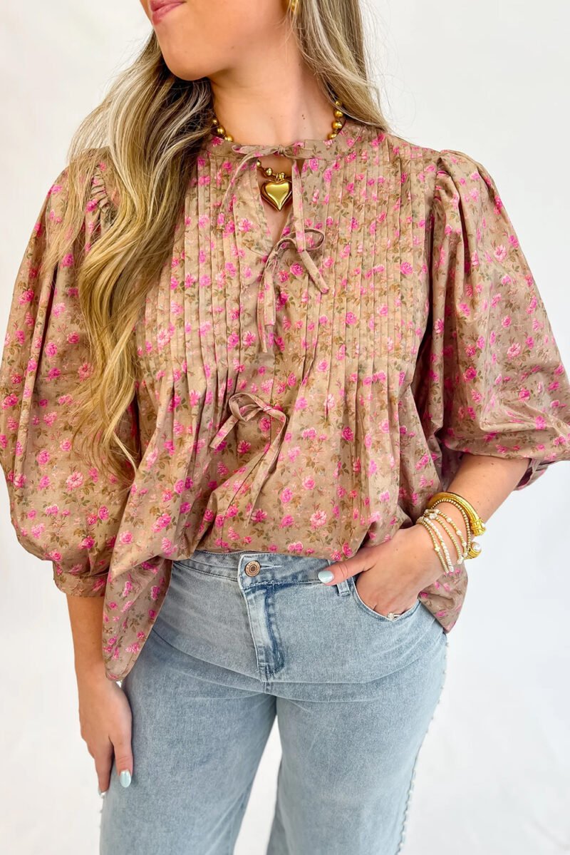 French Bow Blouse