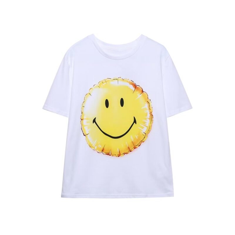 Sunday Fade Smiley Tee - Image 2