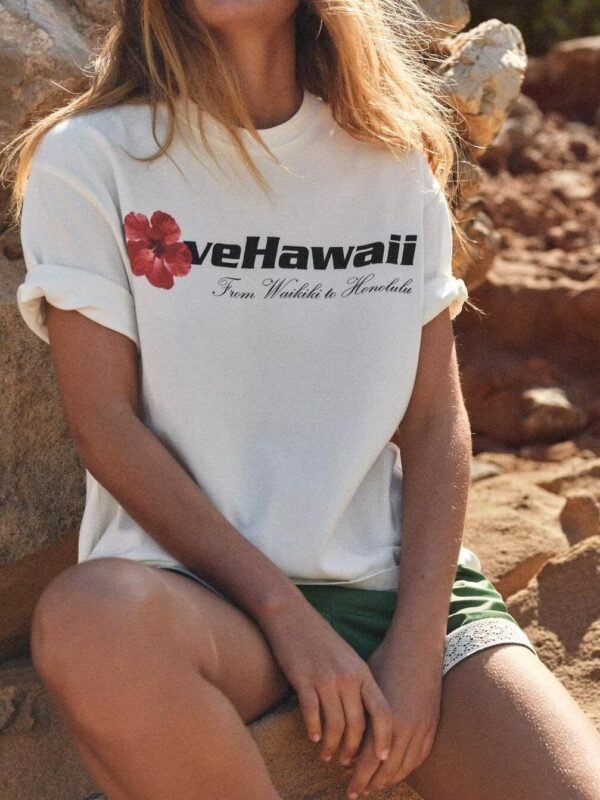Drifted Bloom Hawaii Tee