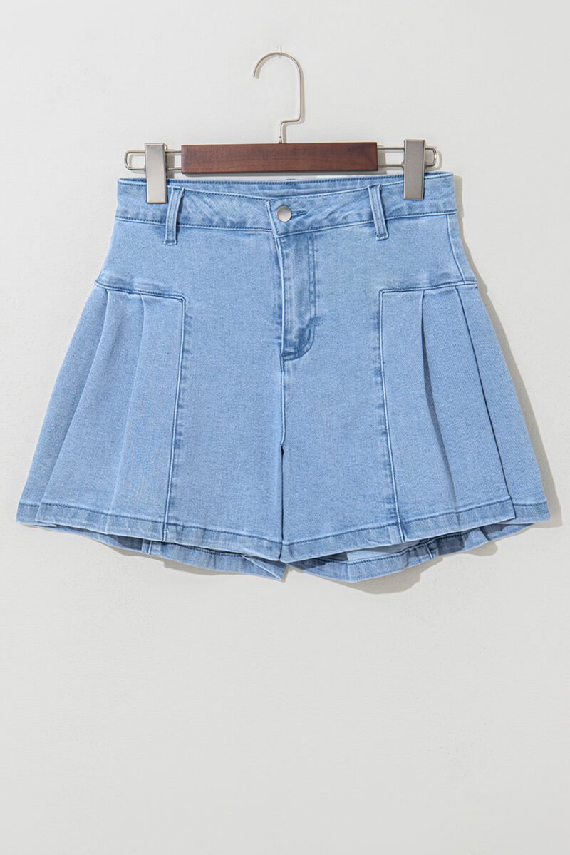 Dune Ruffle Denim Shorts - Image 3