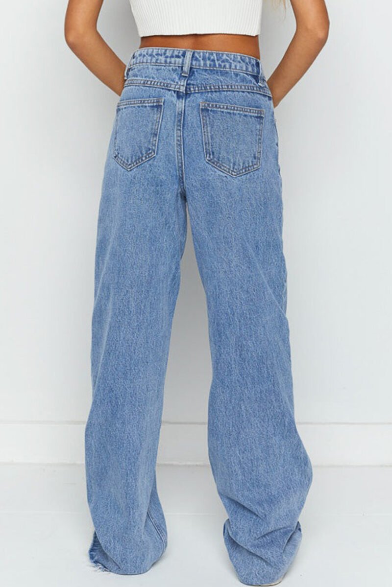 Coastal Glint Wide Leg Jeans - Image 4