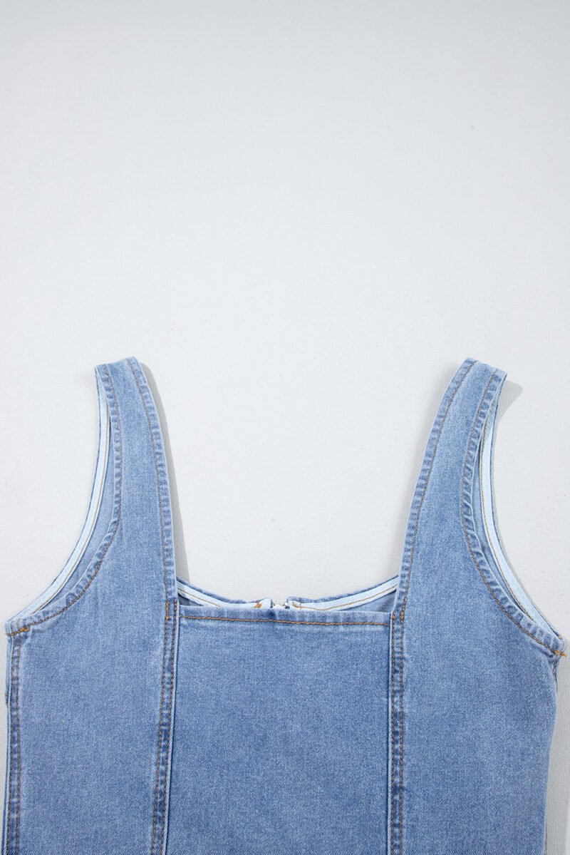 Twine & Bloom Denim Mini Dress - Image 13