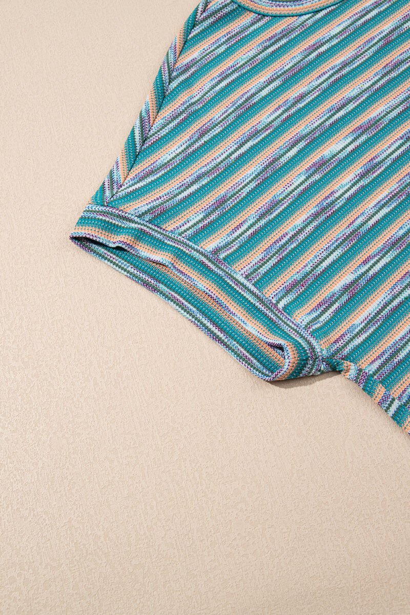 Cali Sun Striped Tee - Image 8