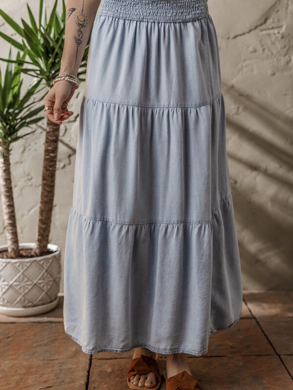 Cloudkiss Tiered Maxi Skirt