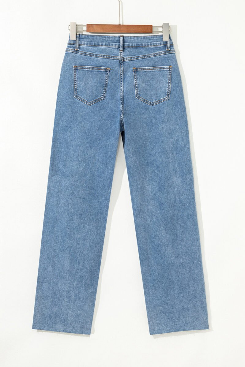 Coastal Glint Wide Leg Jeans - Image 8