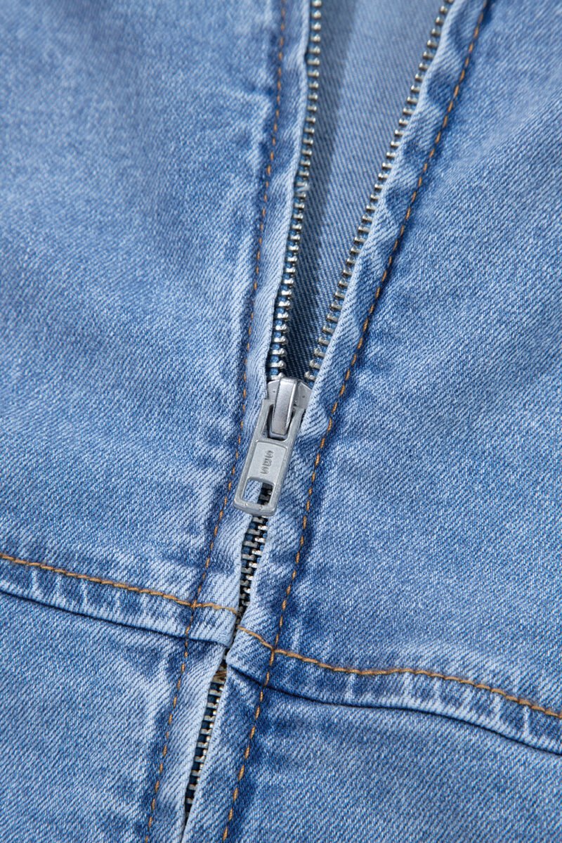Twine & Bloom Denim Mini Dress - Image 11