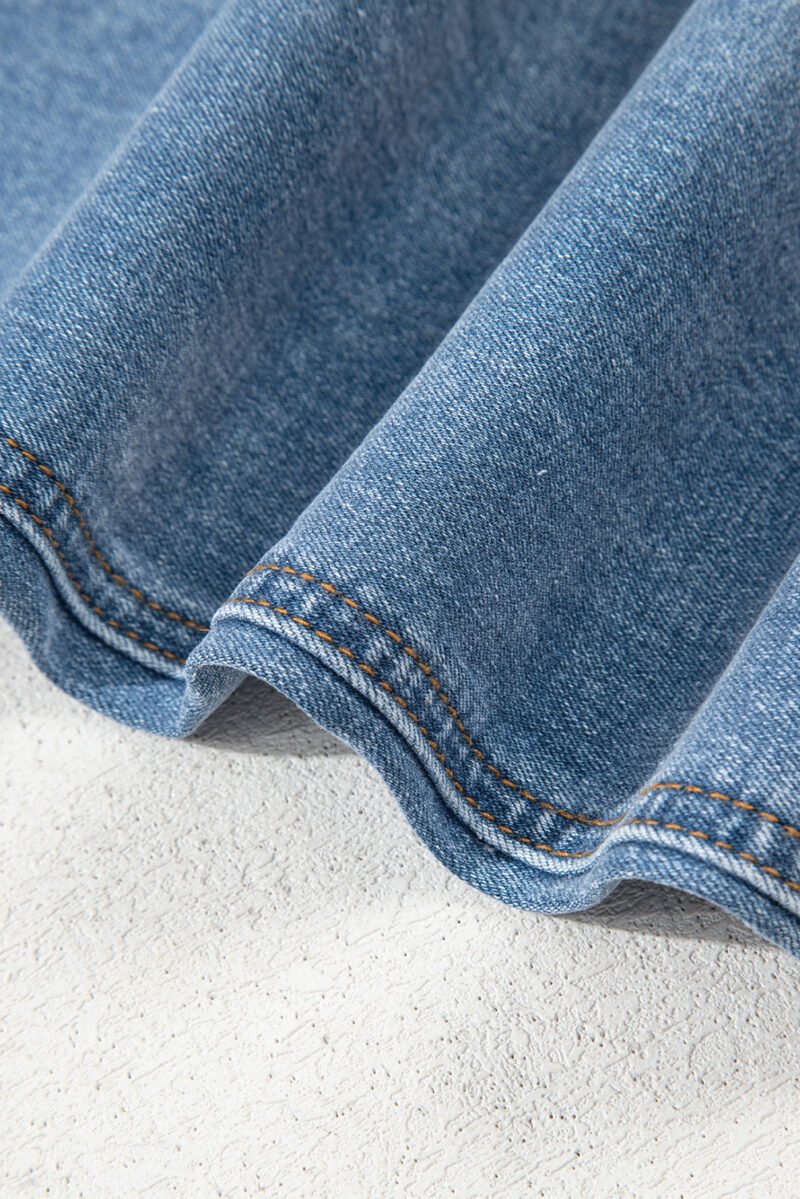 Coastal Glint Wide Leg Jeans - Image 13