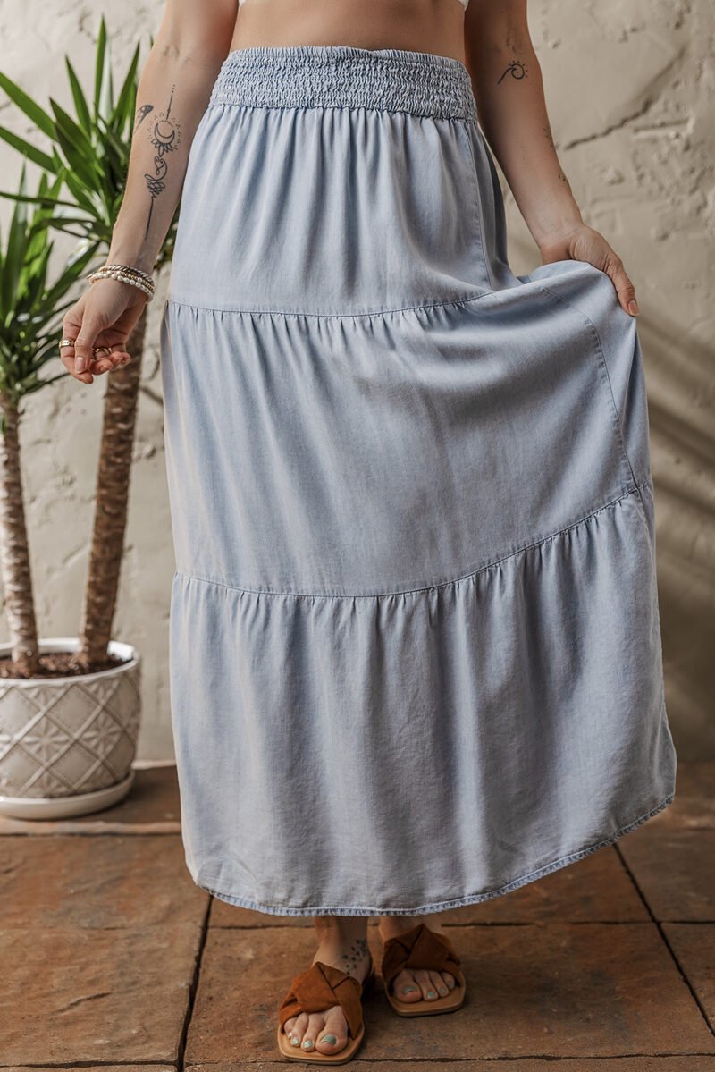 Cloudkiss Tiered Maxi Skirt - Image 4
