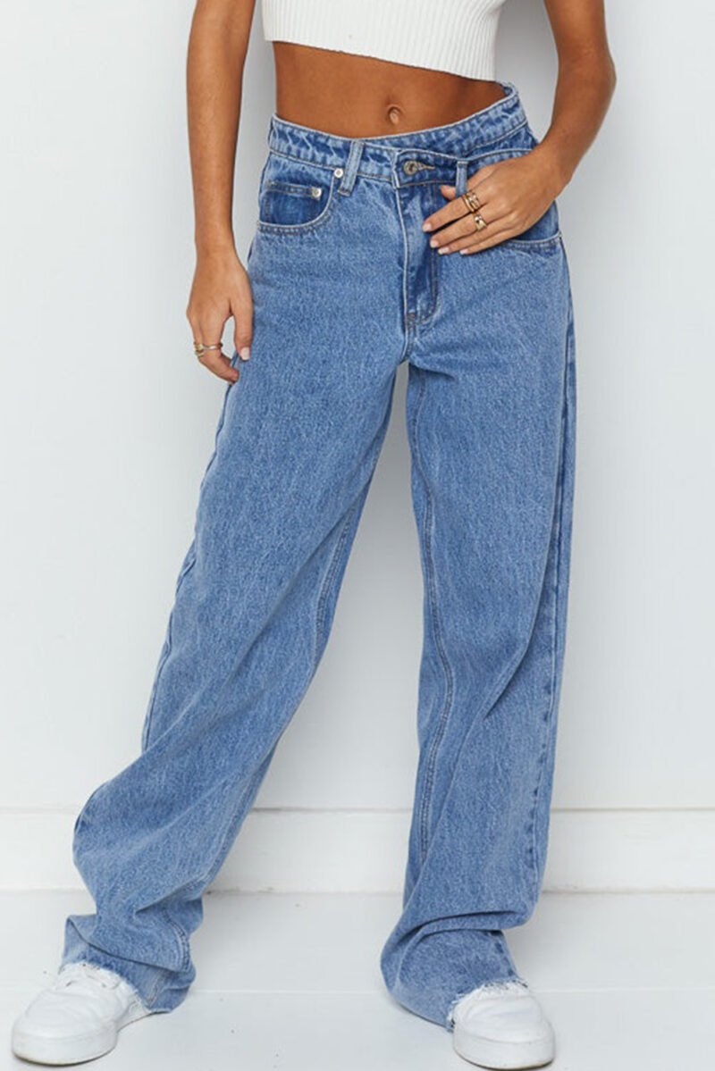 Coastal Glint Wide Leg Jeans - Image 2