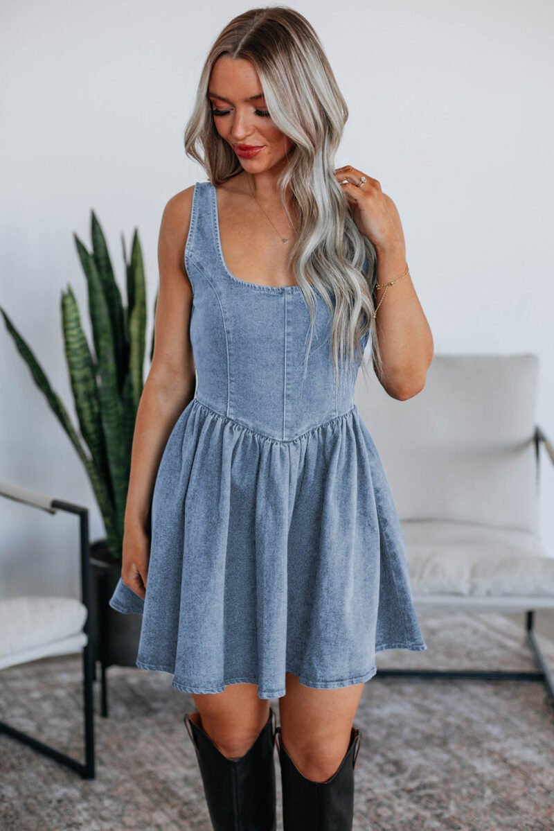 Songbird Denim Dress - Image 2