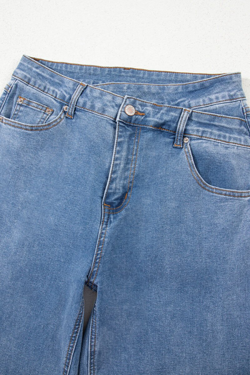 Coastal Glint Wide Leg Jeans - Image 9