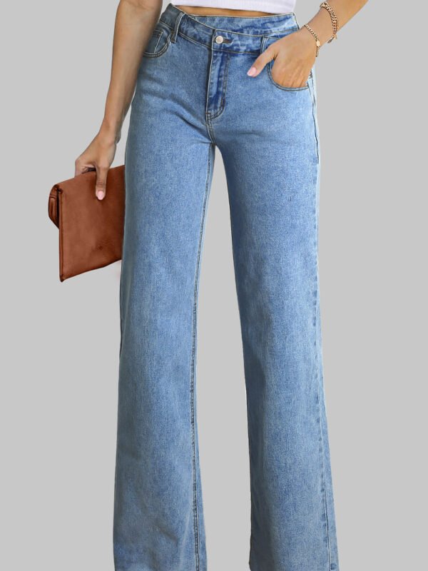 Coastal Glint Wide Leg Jeans
