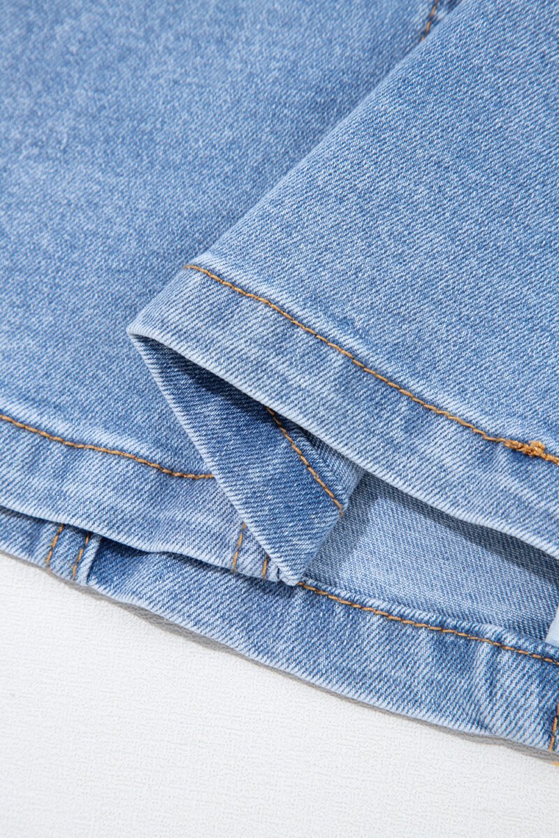 Twine & Bloom Denim Mini Dress - Image 10