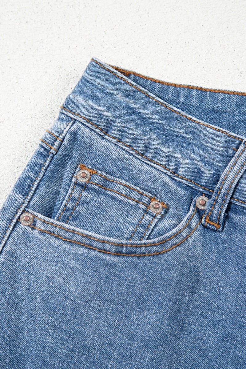 Coastal Glint Wide Leg Jeans - Image 10