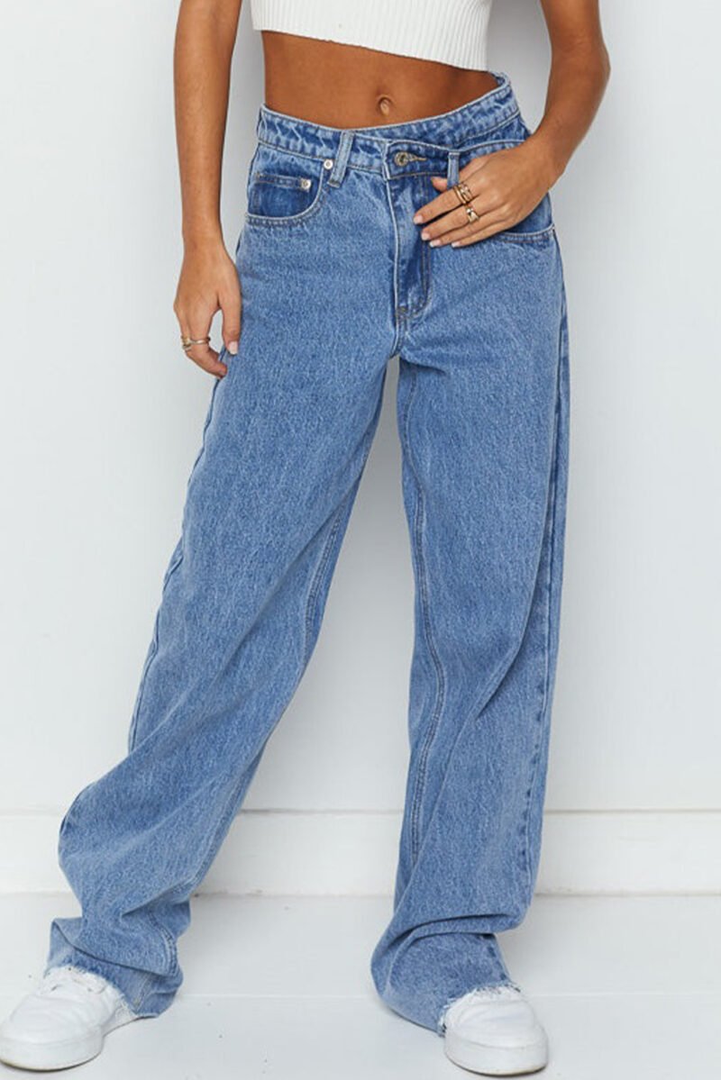 Coastal Glint Wide Leg Jeans - Image 6