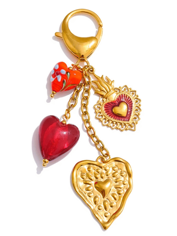 Sacred Heart Purse Charm