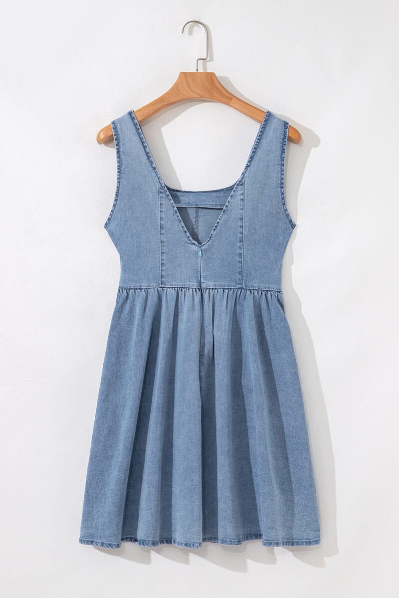 Songbird Denim Dress - Image 5