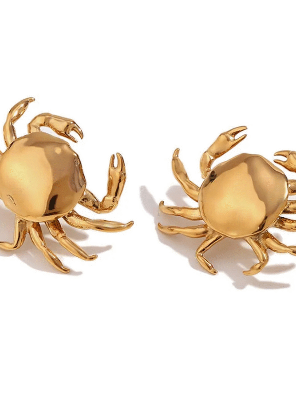 Golden Crab Studs