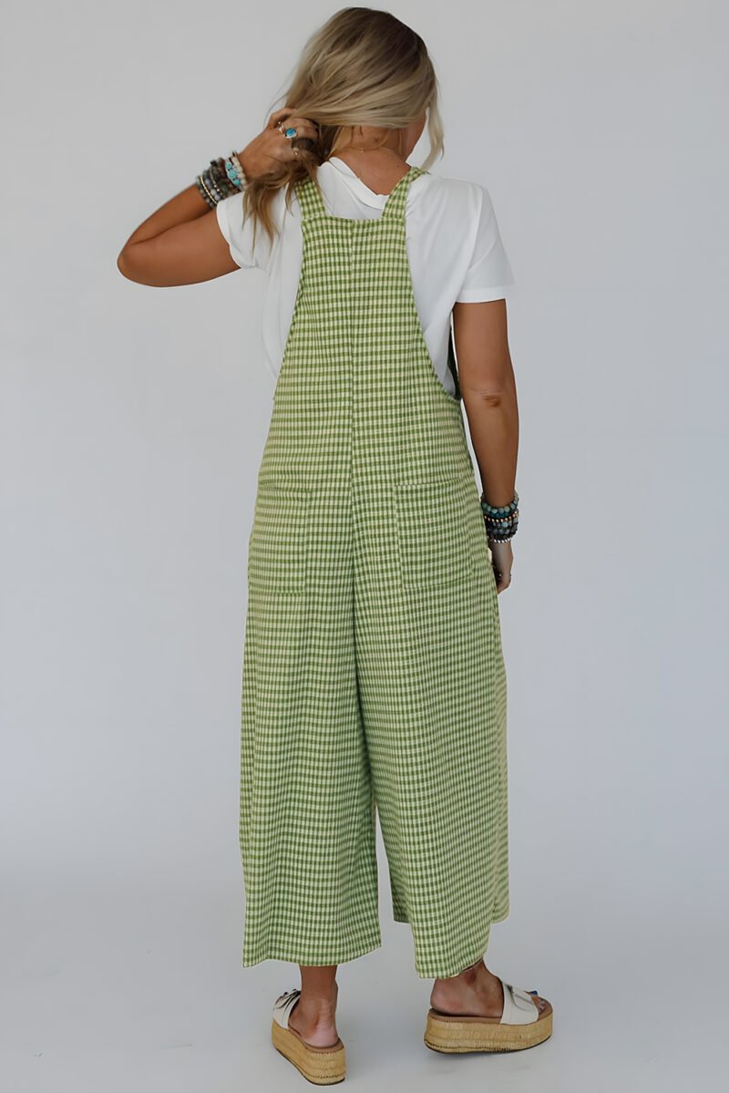 Green Gingham Overalls - Image 2