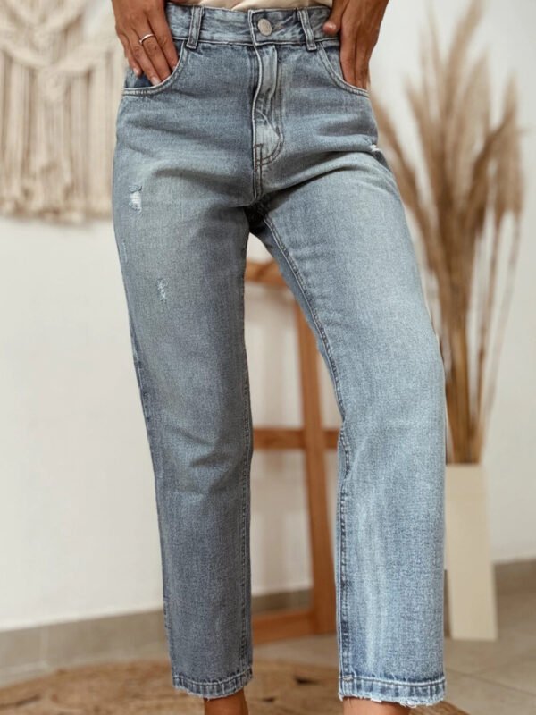 Pale Horizon Straight Leg Denim
