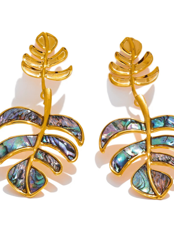 Daydream Monstera Earrings