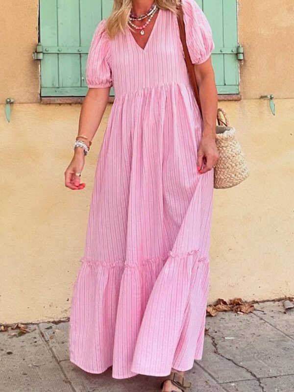 Strawberry Muse Maxi Dress