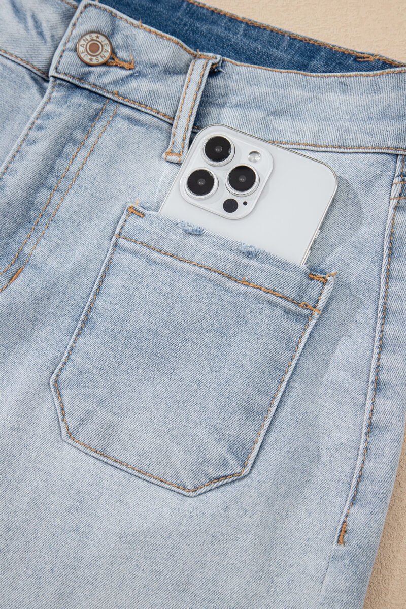 Desert Blues Denim Shorts - Image 8