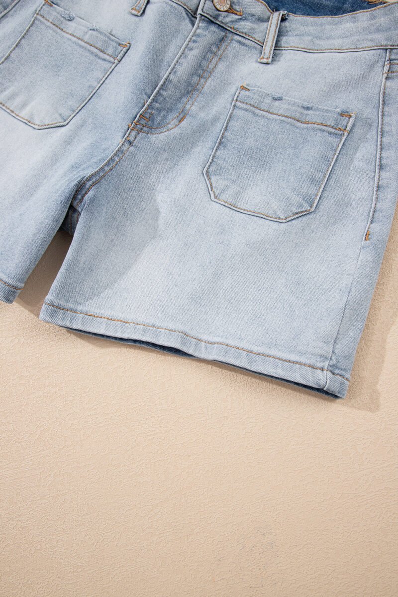 Desert Blues Denim Shorts - Image 9