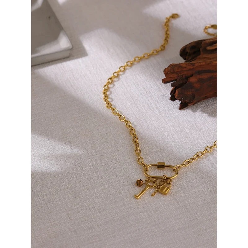 Lock and Key Necklace - Image 4