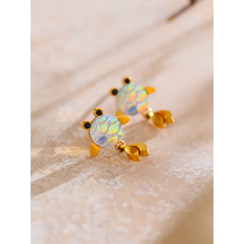Rainbow Guppy Studs - Image 4