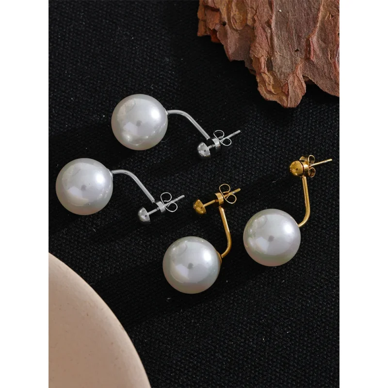 Pearl of the Sea Drop Stud - Image 5