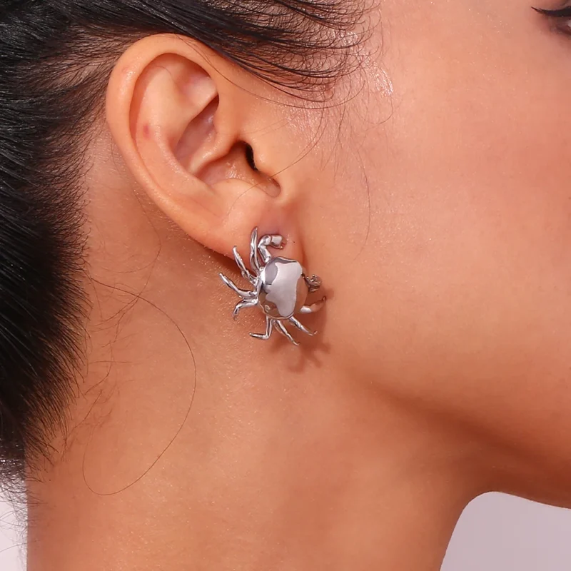 Golden Crab Studs - Image 3