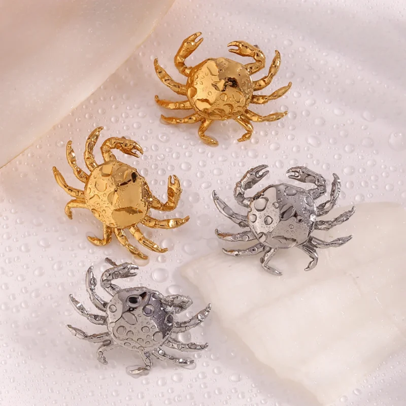 Golden Crab Studs - Image 4