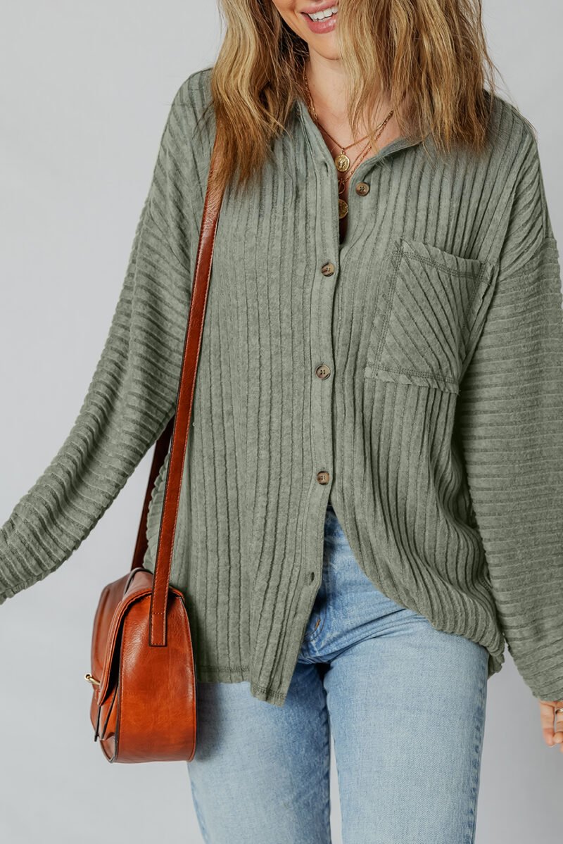 Mist Green Shacket - Image 3
