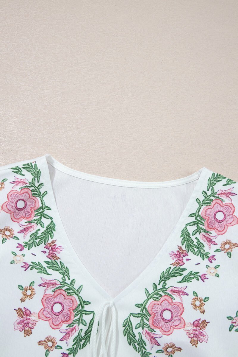 Dustflower Babydoll Blouse - Image 7