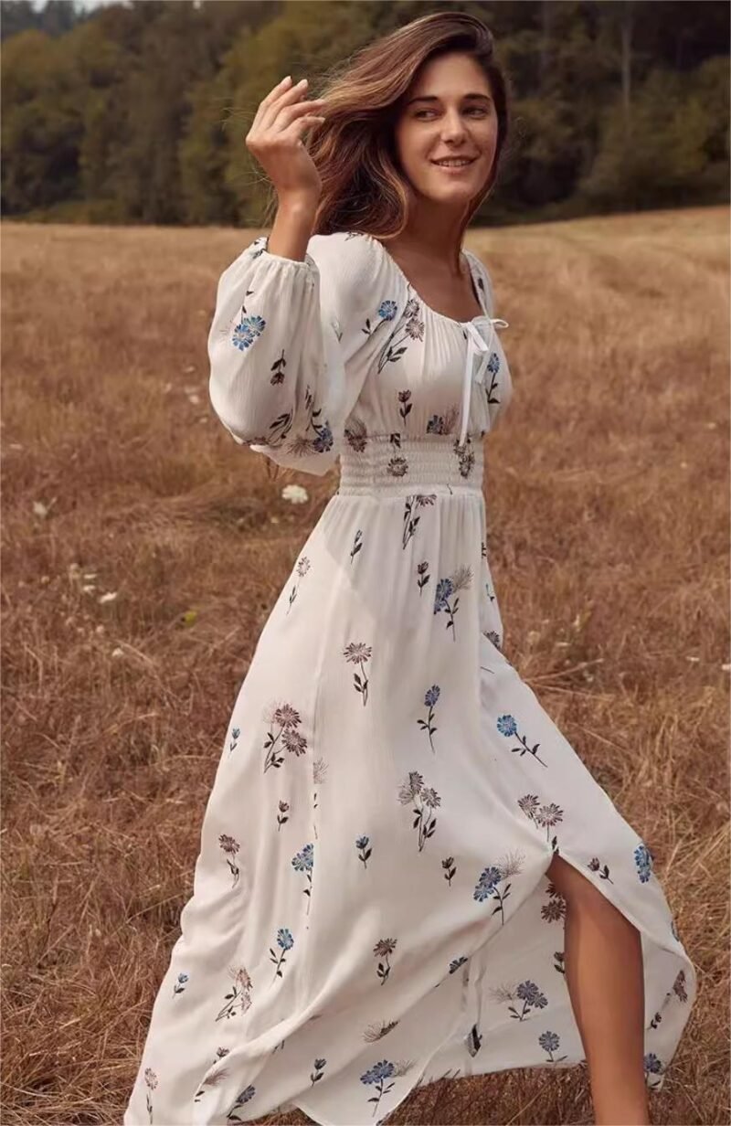 Velvet Orchard Dress - Image 3