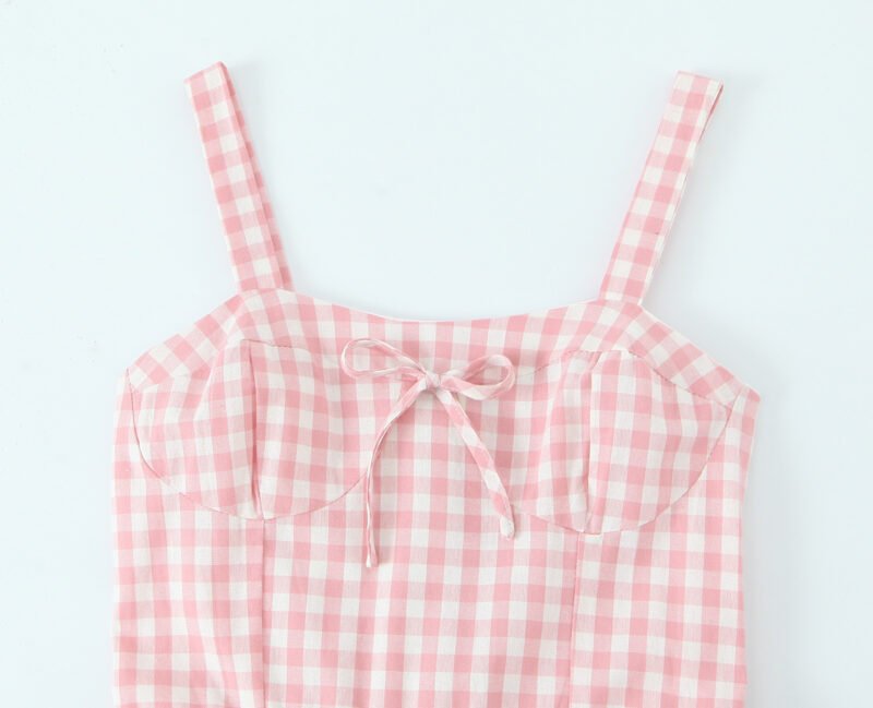 Baguette and Gingham Dress - Image 4