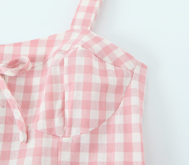Baguette and Gingham Dress - Image 5