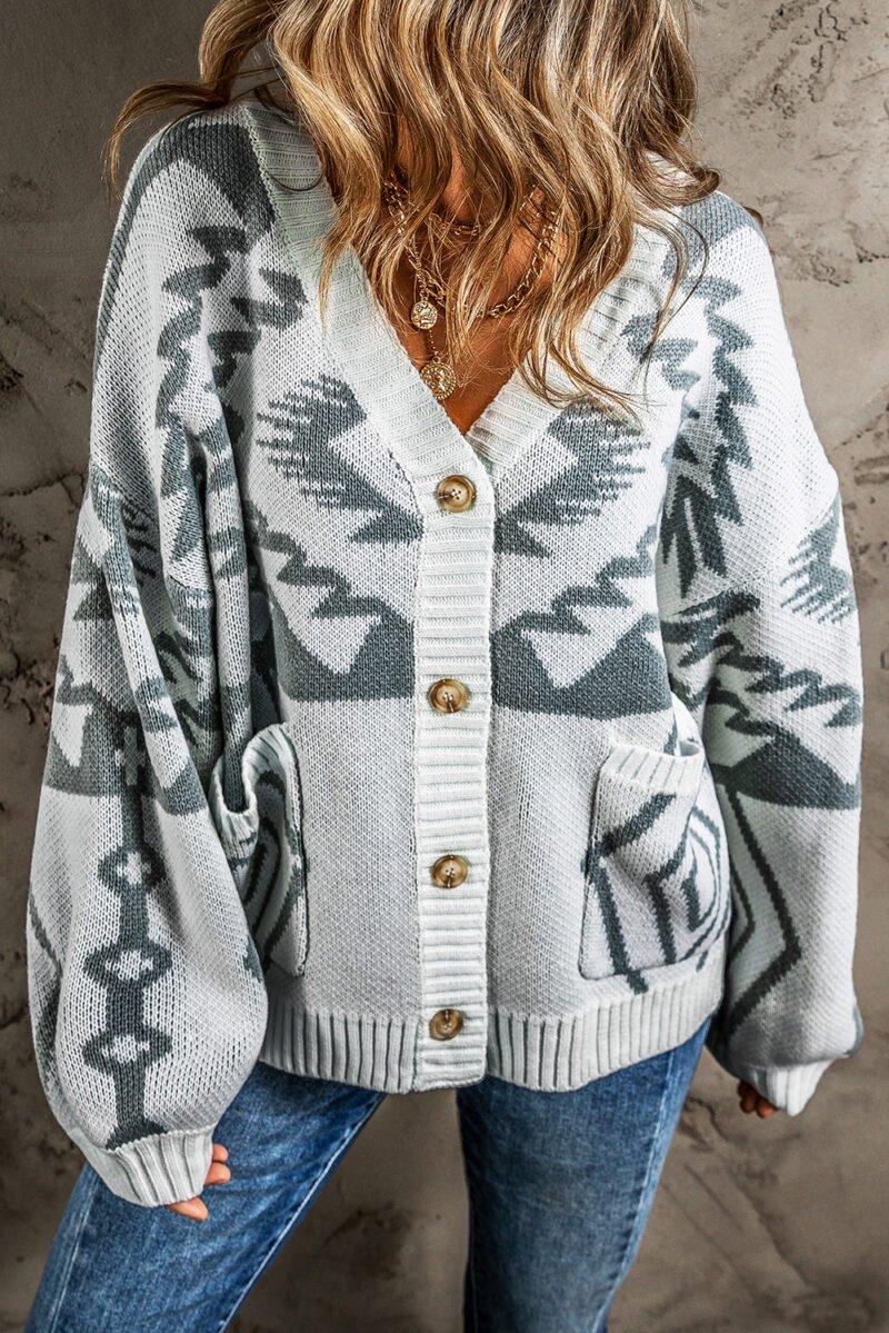 Coal Dust Button-Up Cardigan
