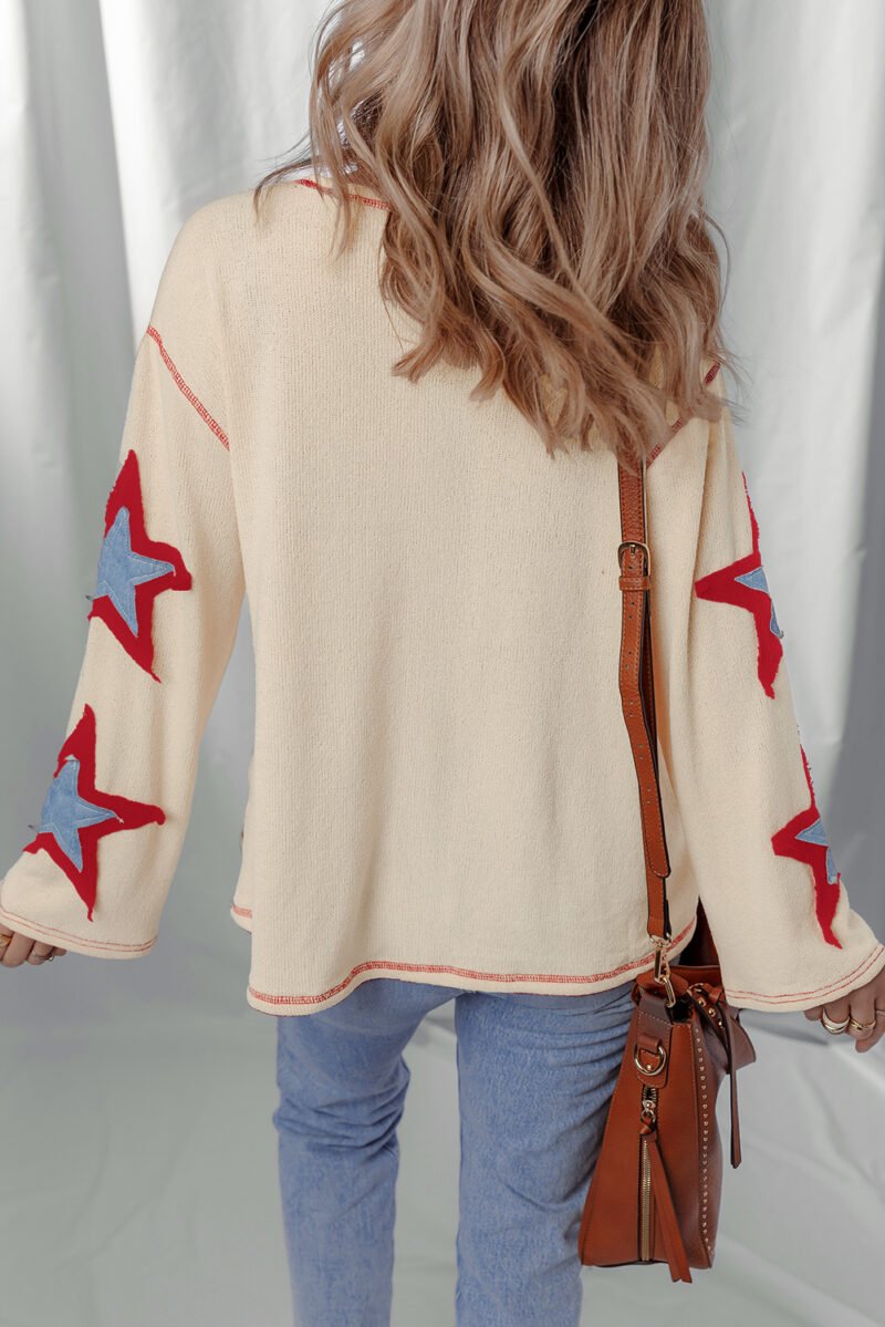 Stars and Stripes Long Sleeve Top - Image 2