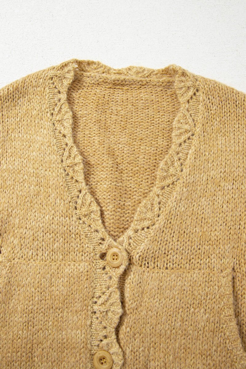 Churned Butter Lantern Sleeve Cardigan - Image 8