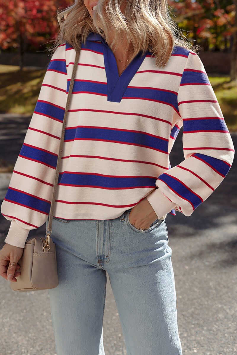 Polo Pullover Sweatshirt